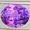 Natural Purple Amethyst 3.48 Ct. Oval Shape 11 x 9 Mm Gemstone from Brazil