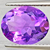 Natural Purple Amethyst 2.98 Ct. Oval Shape 11 x 9 Mm Gemstone from Brazil