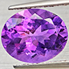 Natural Purple Amethyst 3.05 Ct. Oval Shape 11 x 9 Mm Gemstone from Brazil