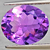 Natural Purple Amethyst 3.09 Ct. Oval Shape 11 x 9 Mm Gemstone from Brazil