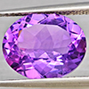 Natural Purple Amethyst 3.28 Ct. Oval Shape 11 x 9 Mm Gemstone from Brazil