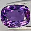 Natural Purple Amethyst  3.79 Ct. Cushion Shape 11.1 x 8.4 Mm Gemstone From Brazil