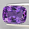 Natural Purple Amethyst 4.09 Ct. Cushion Shape 10.4 x 8.5 Mm Gemstone From Brazil