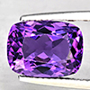 Natural Purple Amethyst 3.93 Ct. Cushion Shape 11.1 x 8.4 Mm Gemstone From Brazil