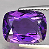 Natural Purple Amethyst 4.98 Ct. Cushion Shape 12.4 x 9.4 Mm Gemstone From Brazil