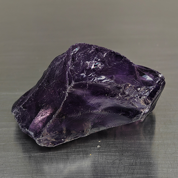 Natural Purple Amethyst Gemstones 109.80Ct. Rough Shape 39 x 27 Mm.