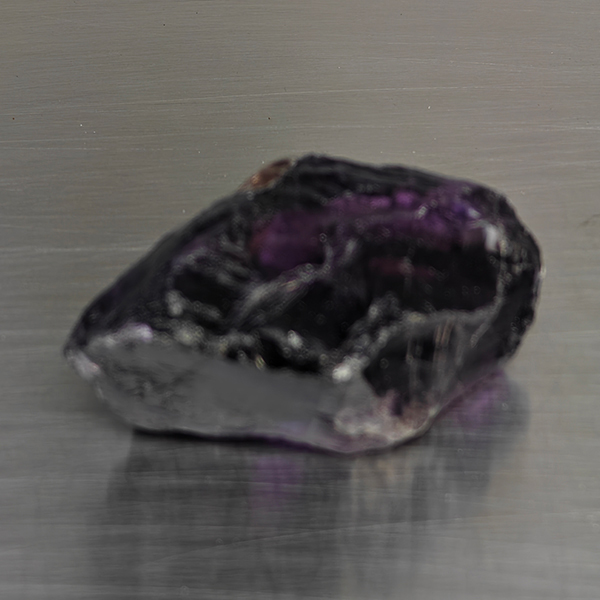 Natural Purple Amethyst Gemstones 111.55 Ct. Rough Shape 40 x 25 Mm.