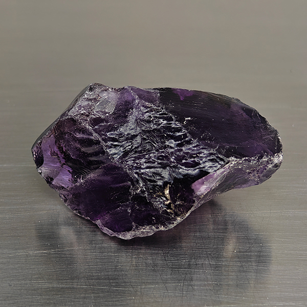 Natural Purple Amethyst Gemstones 107.02 Ct. Rough Shape 40 x 25 Mm.