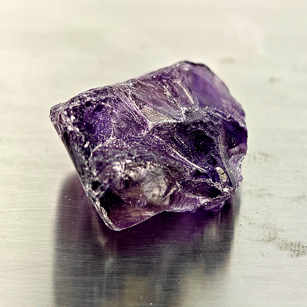 Natural Purple Amethyst Gemstones 62.42 Ct. Rough Shape 35 x 22 Mm. Natural Purple Amethyst Gemstones 62.42 Ct. Rough Shape 35 x 22 Mm.