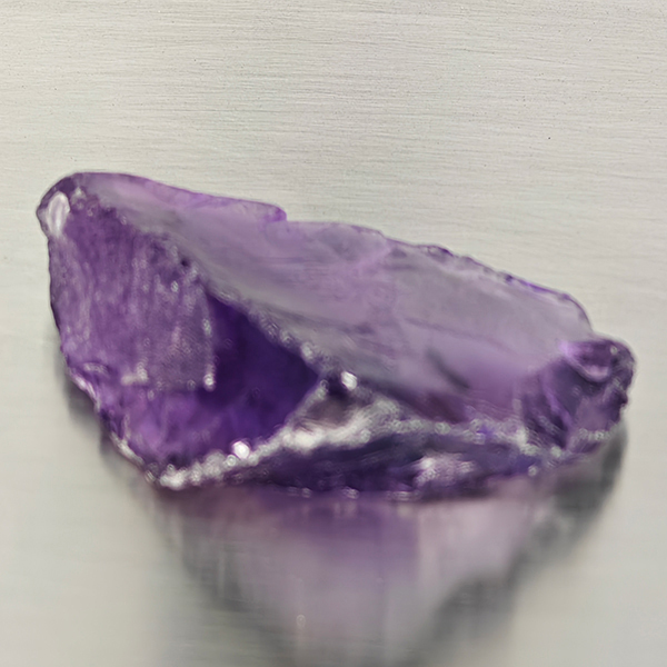 Natural Purple Amethyst Gemstone 63.89 Ct. Rough Shape 40 x 29 Mm. Natural Purple Amethyst Gemstone 63.89 Ct. Rough Shape 40 x 29 Mm.