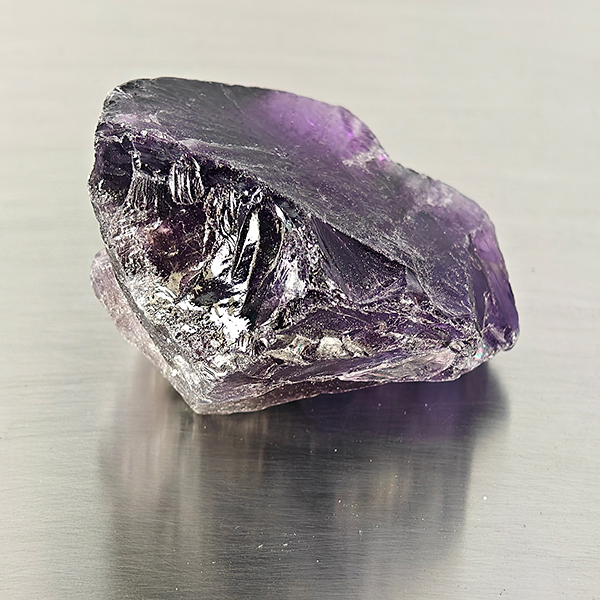 Natural Purple Amethyst Gemstone 104.30 Ct. Rough Shape 36 x 26 Mm. Natural Purple Amethyst Gemstone 104.30 Ct. Rough Shape 36 x 26 Mm.