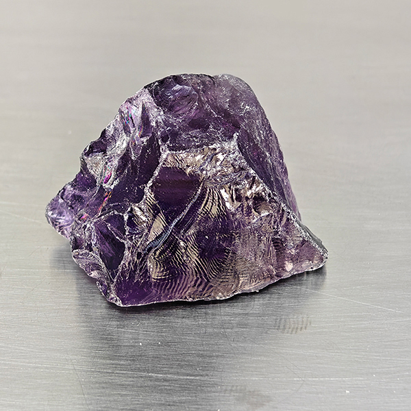 Natural Purple Amethyst Gemstones 78.21 Ct. Rough Shape 30 x 23 Mm.