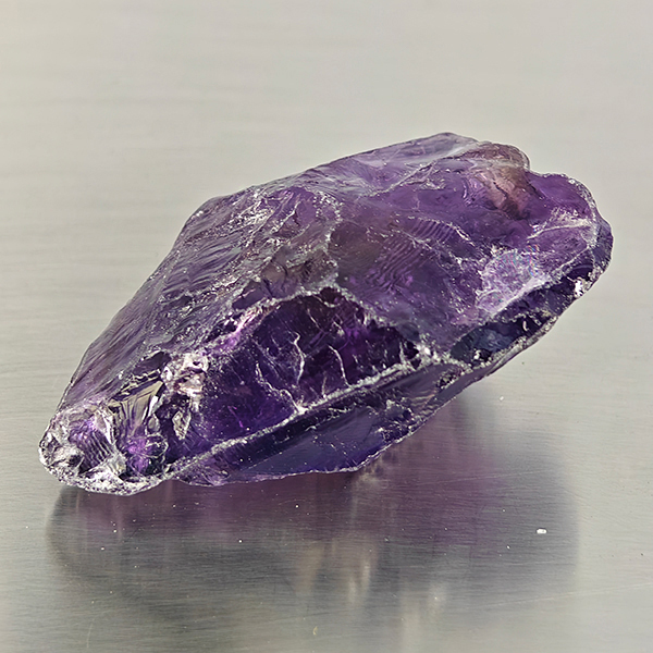 Natural Purple Amethyst Gemstone 166.36 Ct. Rough Shape 50 x 30 Mm. Natural Purple Amethyst Gemstone 166.36 Ct. Rough Shape 50 x 30 Mm.