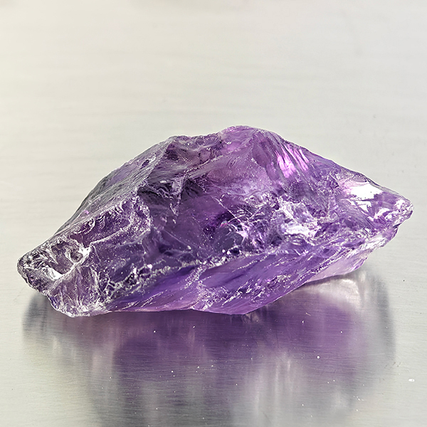 Natural Purple Amethyst Gemstones 189.05 Ct. Rough Shape 55 x 30 Mm. Natural Purple Amethyst Gemstones 189.05 Ct. Rough Shape 55 x 30 Mm.