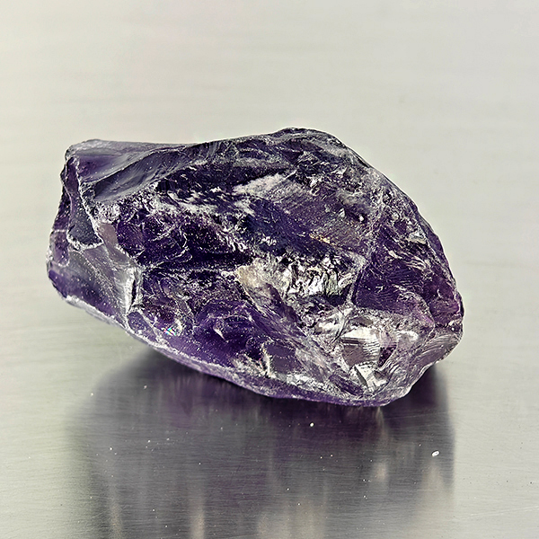 Natural Purple Amethyst Gemstones 176.43 Ct. Rough Shape 39 x 27 Mm. Natural Purple Amethyst Gemstones 176.43 Ct. Rough Shape 39 x 27 Mm.