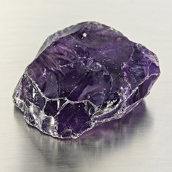 Natural Purple Amethyst Gemstones 201.60 Ct. Rough Shape 40 x 35 Mm. Natural Purple Amethyst Gemstones 201.60 Ct. Rough Shape 40 x 35 Mm.