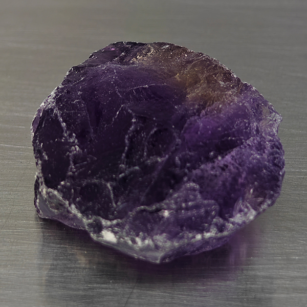Natural Purple Amethyst Gemstones 53.06 Ct. Rough Shape 30 x 25 Mm.