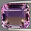 Natural Bi Color Ametrine Gemstones 6.31 Ct. Octagon Shape 11.3 x 9.8 Mm