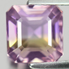 Bi Color Ametrine 4.08 Ct. VVS Octagon 8.7 x 8.5 Mm Natural Gem Bolivia Unheated Bi Color Ametrine 4.08 Ct. VVS Octagon 8.7 x 8.5 Mm Natural Gem Bolivia Unheated