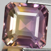Bi Color Ametrine 2.99 Ct. VVS Octagon 8.3 x 8.3 Mm. Natural Gemstone Unheated Bi Color Ametrine 2.99 Ct. VVS Octagon 8.3 x 8.3 Mm. Natural Gemstone Unheated