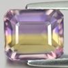 Bi Color Ametrine 3.68 Ct. VVS Octagon 9.5 x 8 Mm. Natural Gem Bolivia Unheated Bi Color Ametrine 3.68 Ct. VVS Octagon 9.5 x 8 Mm. Natural Gem Bolivia Unheated