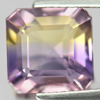 Bi Color Ametrine 4.38 Ct. VVS Octagon 9.2 x 9 Mm. Natural Gem Bolivia Unheated Bi Color Ametrine 4.38 Ct. VVS Octagon 9.2 x 9 Mm. Natural Gem Bolivia Unheated