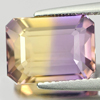 Bi Color Ametrine 4.21 Ct. VVS Octagon 11.2 x 8.5 Mm. Natural Gemstone Unheated Bi Color Ametrine 4.21 Ct. VVS Octagon 11.2 x 8.5 Mm. Natural Gemstone Unheated