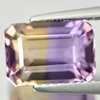 Bi Color Ametrine 3.89 Ct. VVS Octagon 10 x 7 Mm. Natural Gem Bolivia Unheated Bi Color Ametrine 3.89 Ct. VVS Octagon 10 x 7 Mm. Natural Gem Bolivia Unheated