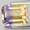 Bi Color Ametrine 4.57 Ct VVS Octagon 10.5 x 8.3 Mm Natural Gem Bolivia Unheated Bi Color Ametrine 4.57 Ct VVS Octagon 10.5 x 8.3 Mm Natural Gem Bolivia Unheated