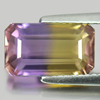 Bi Color Ametrine 3.77 Ct VVS Octagon 11.3 x 6.7 Mm Natural Gem Bolivia Unheated Bi Color Ametrine 3.77 Ct VVS Octagon 11.3 x 6.7 Mm Natural Gem Bolivia Unheated