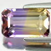 Natural Bi Color Ametrine Gemstones 3.40 Ct. Octagon Shape 11.1 x 6.8 Mm. Natural Bi Color Ametrine Gemstones 3.40 Ct. Octagon Shape 11.1 x 6.8 Mm.