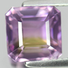 Bi Color Ametrine 3.76 Ct VVS Octagon 8.5 x 8.3 Mm. Natural Gem Bolivia Unheated Bi Color Ametrine 3.76 Ct VVS Octagon 8.5 x 8.3 Mm. Natural Gem Bolivia Unheated
