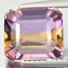 Bi Color Ametrine 4.43 Ct VVS Octagon 10.3 x 9.1 Mm Natural Gem Bolivia Unheated Bi Color Ametrine 4.43 Ct VVS Octagon 10.3 x 9.1 Mm Natural Gem Bolivia Unheated