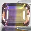 Bi Color Ametrine 2.97 Ct. Octagon 9.4 x 7.7 Mm Natural Gem Bolivia Unheated