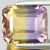 Bi Color Ametrine 3.99 Ct. VVS Octagon Shape 9.7 x 8.2 Mm. Natural Gem Unheated Bi Color Ametrine 3.99 Ct. VVS Octagon Shape 9.7 x 8.2 Mm. Natural Gem Unheated