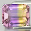 Bi Color Ametrine 4.59 Ct. VVS Octagon 10 x 8.3 Mm. Natural Gem Bolivia Unheated Bi Color Ametrine 4.59 Ct. VVS Octagon 10 x 8.3 Mm. Natural Gem Bolivia Unheated