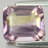 Bi Color Ametrine 4.26 Ct. VVS Octagon 10 x 8.7 Mm. Natural Gem Bolivia Unheated Bi Color Ametrine 4.26 Ct. VVS Octagon 10 x 8.7 Mm. Natural Gem Bolivia Unheated