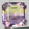 Bi Color Ametrine 4.43 Ct. VVS Octagon 9.8 x 9.8 Mm. Natural Gemstone Unheated Bi Color Ametrine 4.43 Ct. VVS Octagon 9.8 x 9.8 Mm. Natural Gemstone Unheated