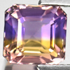 Bi Color Ametrine 2.97 Ct. VVS Octagon 7.8 x 7.7 Mm Natural Gem Bolivia Unheated Bi Color Ametrine 2.97 Ct. VVS Octagon 7.8 x 7.7 Mm Natural Gem Bolivia Unheated