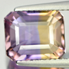 Natural Bi Color Ametrine Gemstones 3.85 Ct. Octagon 10.1 x 8.4 Mm.