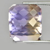 Bi Color Ametrine 9.95 Ct. Clean Octagon Checkerboard 12.3 x 11 Mm. Natural Gem