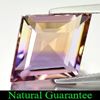 Bi Color Ametrine 11.02 Ct. Clean Fancy Shape 19.6 x 15 Mm. Natural Gem Bolivia