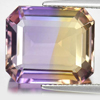 Bi Color Ametrine 14.95 Ct. Octagon 15.6 x 13.6 Mm. Natural Gemstone Unheated