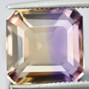 Bi Color Ametrine 4.98 Ct. Clean Octagon 10.3 x 9.9 Mm. Natural Gem Unheated