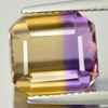 Bi Color Ametrine 6.01 Ct Octagon Shape 10.3 x 9.5 Mm Natural Gemstone Unheated