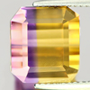 Bi-Color Ametrine 8.19 Ct. Octagon Shape 11 x 10 Mm. Natural Gemstone Unheated