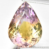 Bi Color Ametrine 11.90 Ct. Clean Pear 18 x 13.2 Mm. Natural Gemstone Unheated