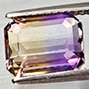 Natural Bi Color Ametrine 3.15 Ct. Octagon Shape 9.8 x 7.5 Mm Gemstone