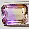 Natural Bi Color Ametrine 2.92 Ct. Octagon Shape 10 x 7.6 Mm Gemstone