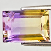 Natural Bi Color Ametrine 2.84 Ct. Baguette Shape 10.2 x 7.1 Mm Gemstone